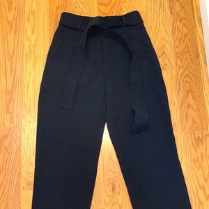 Wilfred Navy Tie-Front Pants Size 4